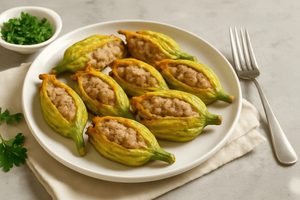 Món ăn độc đáo, kết hợp giữa hương vị tự nhiên của hoa kè và thịt tươi ngon, mang đến trải nghiệm ẩm thực lạ miệng